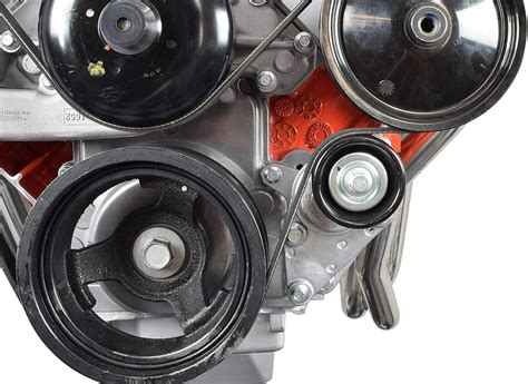 Buy ICT Billet LS Billet Belt Tensioner Relocation Bracket Kit wPulley ...