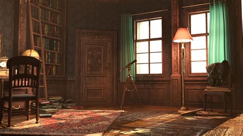Victorian Library Room