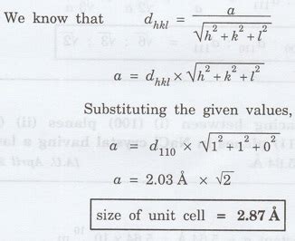 Image result for Solved Problems On Crystal Structure Example Movie