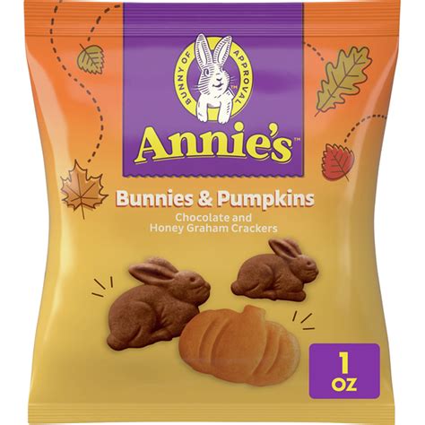 Annie's Organic Chocolate and Honey Bunnies and Pumpkins Grahams (1 oz ...