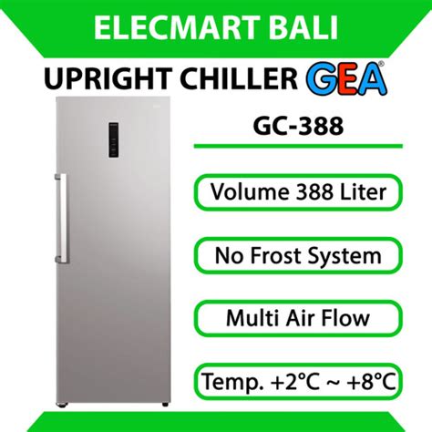 Jual Kulkas Upright Chiller 388 Liter GEA GC-388 - Kota Denpasar ...