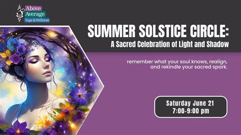 Summer Solstice Circle: A Sacred Celebration of Light and Shadow, 14825 ...