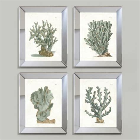 Coral Mirror Framed Art | Ballard Designs