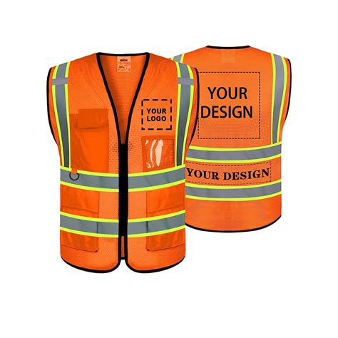 Work Vest With Logo Safety Vests Add Your Logo, Fast Shipping