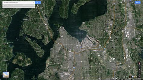Tacoma, Washington Map