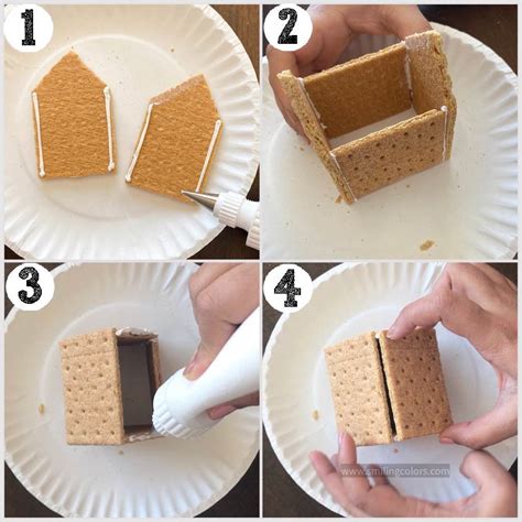 How to Make a Gingerbread House with Graham Crackers Easy
