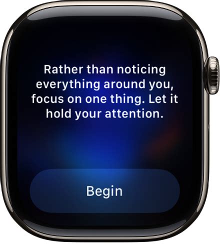 Start a Reflect or Breathe session on Apple Watch - Apple Support