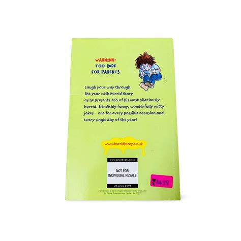 Horrid Henry’s Hilariously Horrid Joke Book Francesca Simon – Sparkling ...