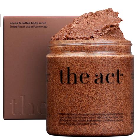 Скраб для тела The Act labs Cocoa & Coffee Body Scrub | отзывы