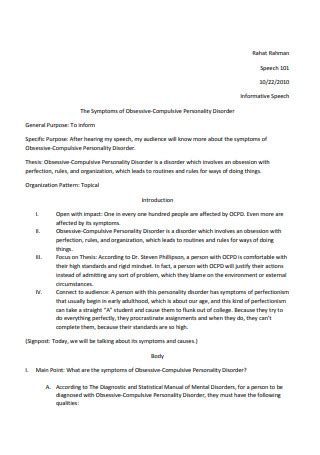 Image result for Object Speech Example