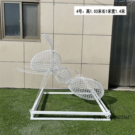 彩色不锈钢蚂蚁雕塑 - 卓景雕塑公司