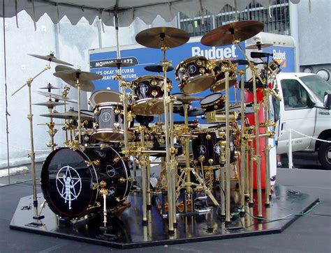 Neil Peart Drum Kit Setup