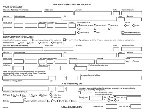 Bsa Registration Form 2023 - Printable Forms Free Online