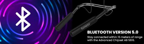 Tunez Rhythm R01 Wireless Neckband Earphones Under 1000