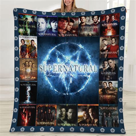 Supernatural Tv Show Classic Movie Blanket - Hearthtops Store