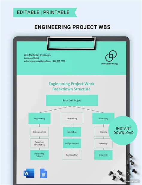 Image result for Engineering Work Breakdown Structure