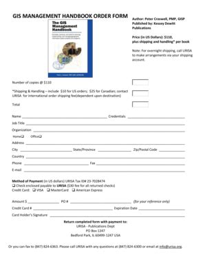 Fillable Online urisa Download the order form - urisa Fax Email Print ...