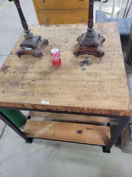 Image result for Butcher Block Work Table