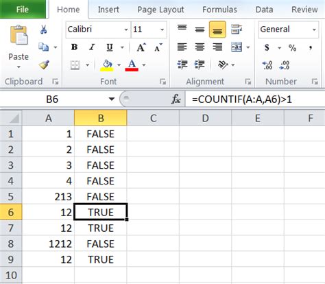 Image result for Excel Formula About Duplicate
