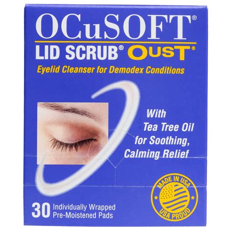 Ocusoft Lid Scrub Oust Eyelid Cleanser, 30 Ct 30 ct | Shipt