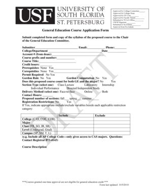 Image result for Course Application Form