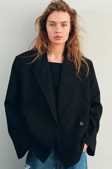 Women's Black Blazers | ZARA India