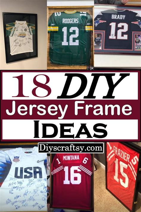 football jersey frame