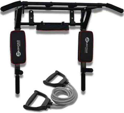 HASHTAG FITNESS wall mounted pull up bar multifunctional chin up bar ...