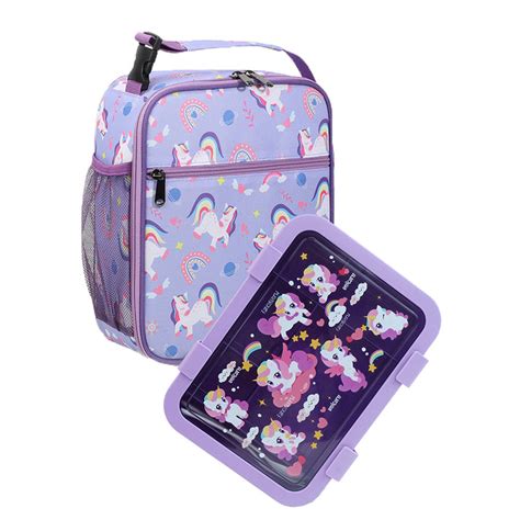 Little Surprise Box, 2 pcs Uni Lunchbag & 5 section Lunch box for Kids ...
