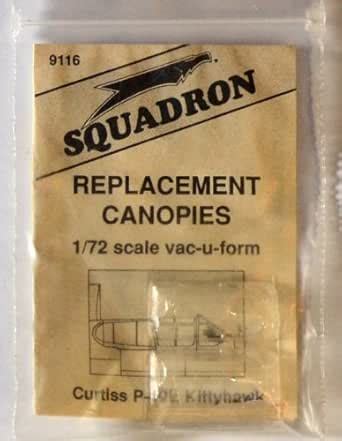 Buy Squadron Products P-40E Kittyhawk Vacuform Canopy Online at Low ...