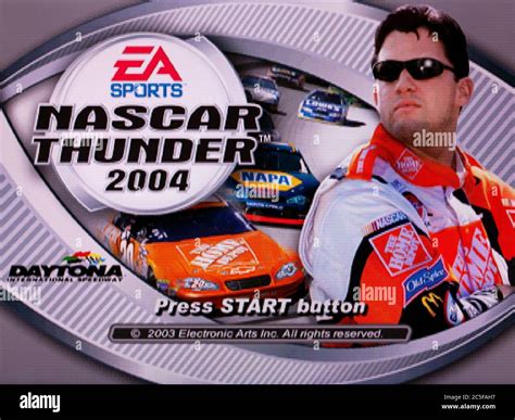 Nascar Thunder 2004 - Sony Playstation 1 PS1 PSX - Editorial use only ...