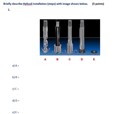 Helicoil Install Utube 的图像结果