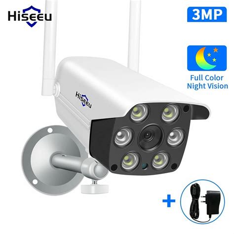 Hiseeu 3mp wifi video surveillance cctv cameras outdoor security ip66 ...
