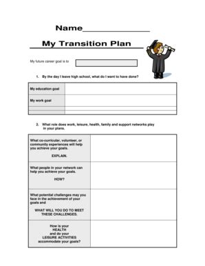 Role Transition Plan Forms and Templates - Fillable & Printable Samples ...