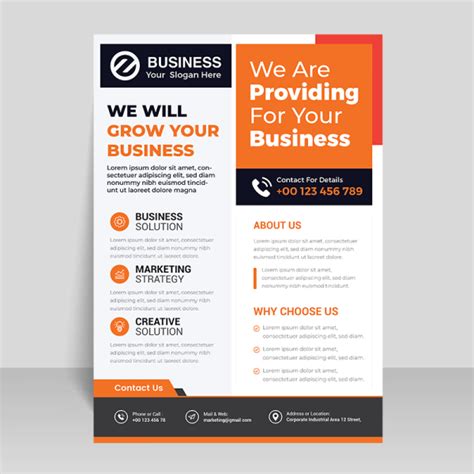 Business Flyer Templates Blank 的图像结果