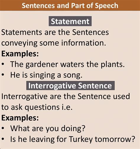 Image result for All Types of Sentences with Examples