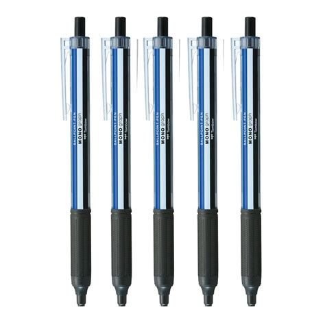 Tombow BalI Point Pen MONO graph Lite, Knock Type, 0.5mm ball Black ink ...