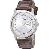 Titan Pay Analog Silver Dial Men's Watch-1802SL10 : Amazon.in: Fashion