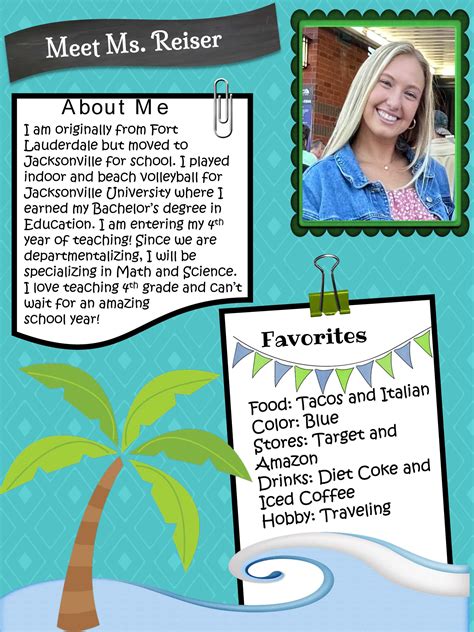 Ms. Reiser – Ocean Palms Elementary School