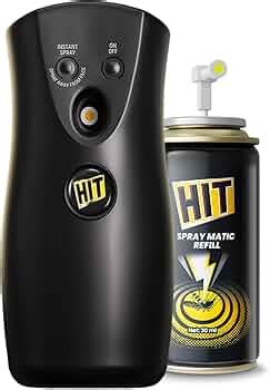 HIT Spray Matic Mosquito Repellent Dispenser Machine + 1 Refill ...