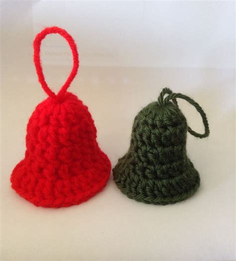 crochet christmas bell ornaments
