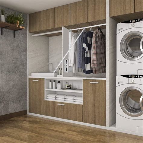 tonchean Pull Down Clothes Rail Adjustable 890-1210 India | Ubuy