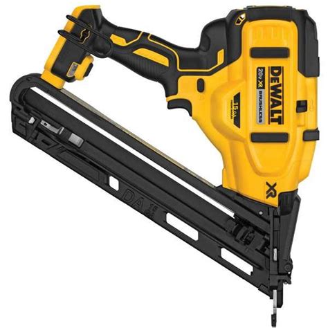 Dewalt 20V MAX* XR(R) 15 GA Cordless Angled Finish Nailer (Tool Only ...