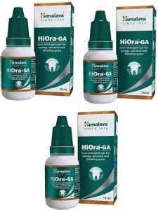 HIMALAYA HiOra-GA gum astringent gel for spongy, painful and bleeding ...