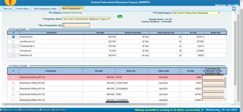 Recording box preparation in Ni-kshay Aushadhi | Knowledge Base