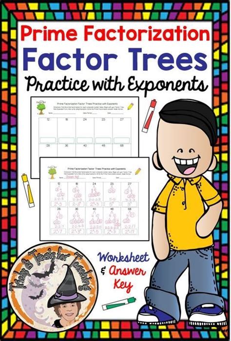 Image result for Math Factor Trees Worksheet