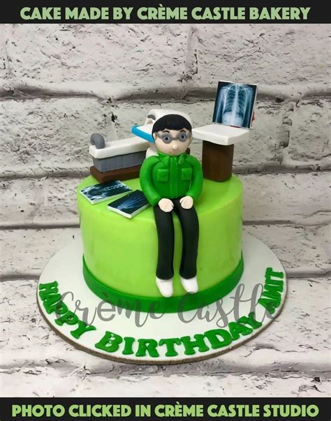 Radiologist Design Cake - Creme Castle