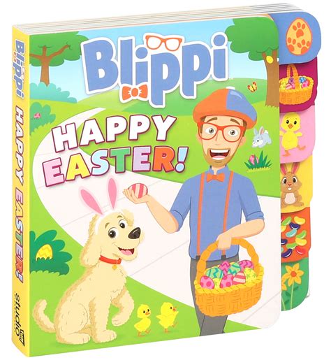 Buy Board Books with Tabs: Blippi: Happy Easter! (Board book) Online at ...