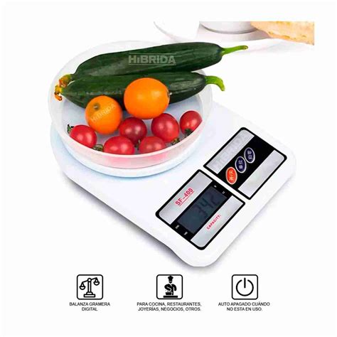 BALANZA DIGITAL GRAMERA DE COCINA X3 UNID BÁSCULA PASTELERÍA - SF-400 X ...