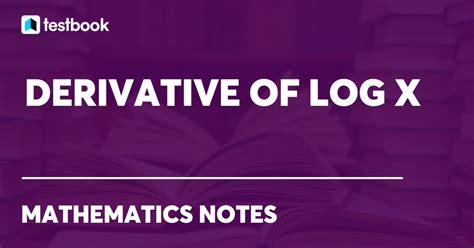 Image result for Log Derivative Formula
